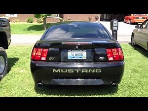 2001 Mustang gt catless h pipe flowmaster 40 series exhaust