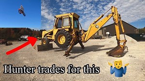 Deere 510 Loader Backhoe Hunter traded his dirtbike for, we dig into it and send it to Auction | C & C Equipment
