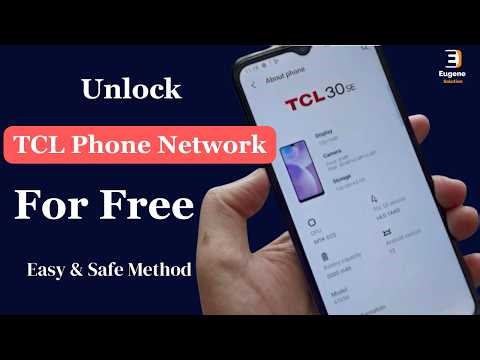 How to Unlock TCL Phone Network Free (2026) | Easy & Safe Method