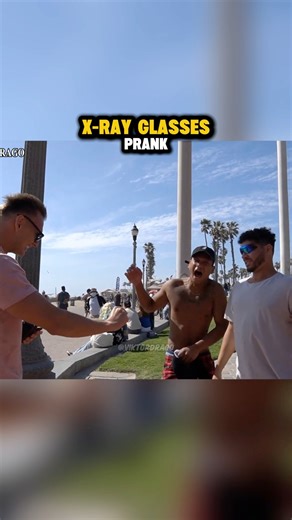 X-Ray Glasses Prank on Guys 😳 #Prank #XRayGlasses #FunnyPrank #SocialExperiment #PublicPrank #PrankVideo #ComedyShorts #ViralVideo #HilariousMoments #StreetPrank #PranksOnStrangers #FunnyVideos #PrankReaction #XRayVision #EpicPrank #ViralShorts #DragoPranks | Viktor Drago