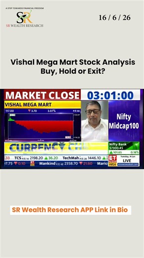 Vishal Mega Mart Stock Analysis | Support at ₹115? Should You Buy, Hold or Exit Now? | #shortsvideo