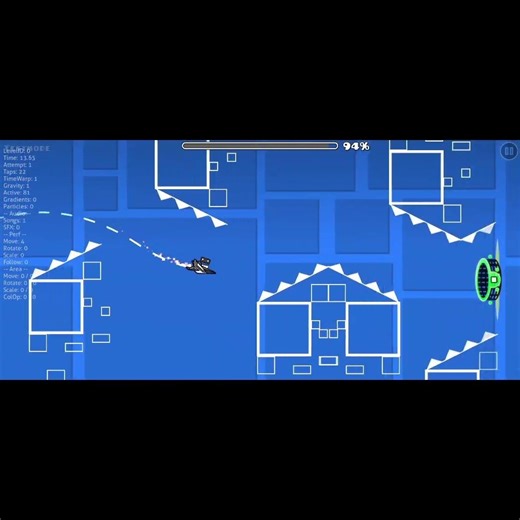 Day 6 of level construction #geometry #geometrydash #gd