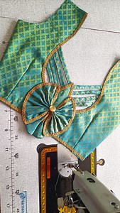 Very beautiful model blouse back design cutting and stitching full video #backdesign #viralvideo #blouse | Nafsin Bibi