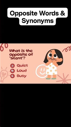 The Word Quiz | Opposite Words & Synonyms | DTFT Solutions #dtftsolutions #kidslearning #Synonyms