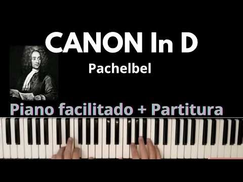 COMO TOCAR "Canon In D" ( Canon en RE mayor) Piano Fácil