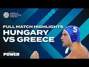 Full Match Highlights | Hungary vs Greece | 2025 Water Polo World Cup Super Final | Semi-Final 🤽‍♂️