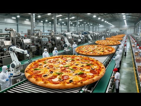 How Millions of Pizzas Are Made 🍕 Inside the World’s Biggest High-Speed Pizza Factory