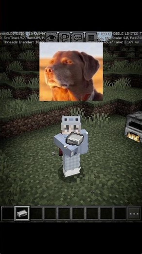 Minecraft but I can eat EVERYTHING 😂 (mod edit) #shorts #minecraft