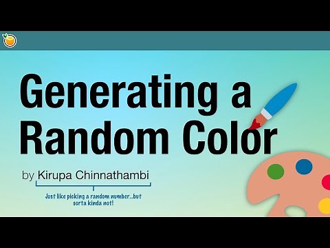 Generating a Random Color