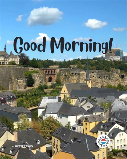 A soft sunrise over luxembourg 🌄 here’s to peace, coffee, and happy adventures ahead. #luxembourgmornings #goodvibes #sunrise | Luxembourg Expats