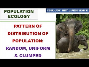 Population Ecology (Part 2) | Pattern of Distribution | Pattern of Dispersion of Population