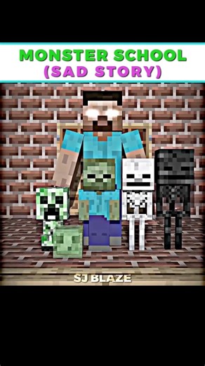 MONSTER SCHOOL ( SAD STORY) - Kamin Edit 😞 #minecraft #edit #shorts