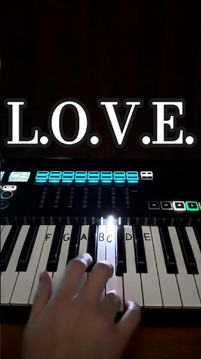 L-O-V-E - Nat King Cole | EASY Piano Tutorial 🎹❤️