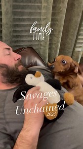 14K views · 1.5K reactions | Elizabeth and her favorite person, Uncle Tom. #dachshund #dogsofinstagram #dog #doglover #doxiesofinstagram #loveislove #fypシ | Elizabeth and The Savages Unchained | Facebook