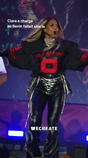 ciara chante chargé au benin lors du festival Vodundays @Ciara #ciara #benin #vodundays #cotonou229🇧🇯 #wecreatebj