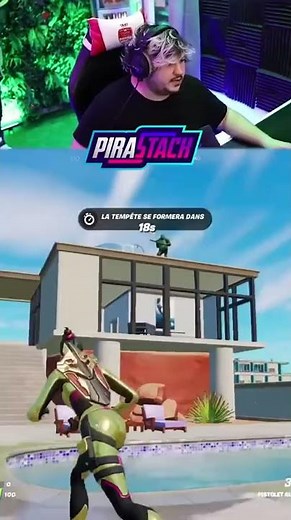 Unchained qui me streamhack ? (PirAStack Fortnite) #Shorts