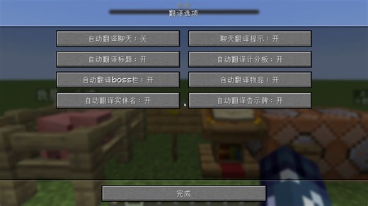 我的世界翻译模组演示