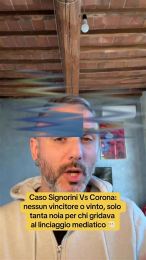 Marco Dianda on Instagram: "Caso Signorini Vs Corona: nessun vincitore o vinto, solo tanta noia per chi gridava al linciaggio mediatico 😶‍🌫️ #pov #tv #fabriziocorona #alfonsosignorini #polemica"