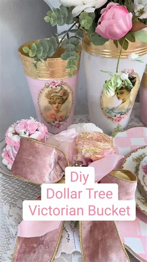 Let’s create a Dollar Tree fancy bucket! ✨🌸 | Olivia's Romantic Home DIY