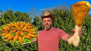 271K views · 3K reactions | Gourmet Chicken Drumstick! A Culinary Masterpiece with Minced Meat and a Huge Bone | Outdoor Chef | Facebook