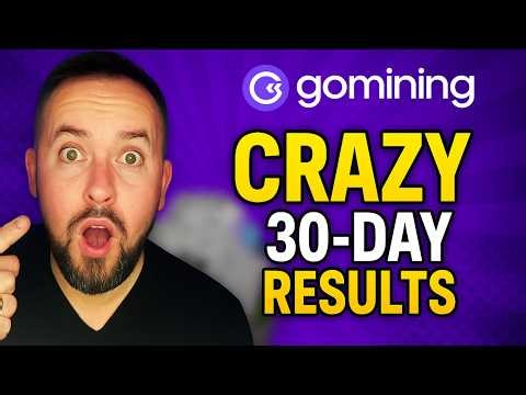 My 30 Day GoMining Auto Reinvest Results (Passive Bitcoin Mining Strategy)