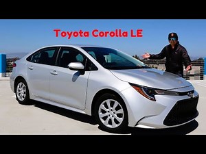 Get the New 2021 Toyota Corolla LE for the High MPGs, New Safety Features, and Reliability! Review