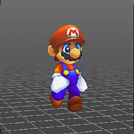 Super Mario Dimensions Concept - Mario's Walk Cycle #nintendo #mario #smashbros #gaming #animation