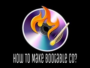 How to make Windows (bootable) CD?