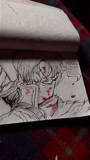 anime drawing trunks from dragon ball