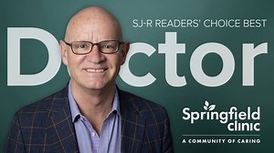 Congratulations to Dr. Geoffrey Bland on winning the SJ-R Readers’ Choice for Best Doctor! Share your congratulations in the comments below. | Springfield Clinic