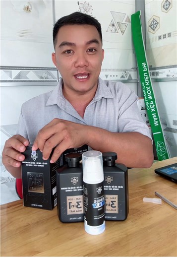 Dầu gội sữa tắm rửa mặt 3 trong 1 nhà kingman #kingman