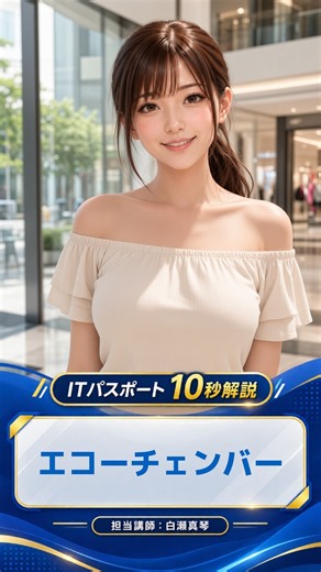 エコーチェンバーとは？｜ITパスポート10秒解説