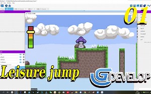 【GDevelop 5】自制的平台休闲小游戏游戏分享-独立游戏！！！