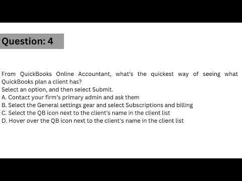 S1:Q4 | From QuickBooks Online Accountant, what's the quickest way of seeing what QuickBooks plan