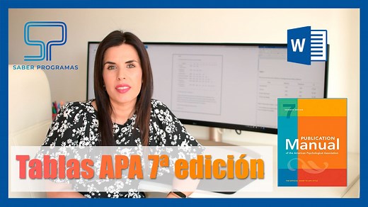▷ Cómo crear tablas APA 7ma edición paso a paso