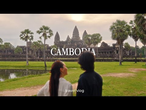 Siem Reap, Cambodia vlog 🇰🇭 Exploring angkor wat, cafe hopping, local foods