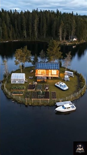 Living Alone on a Private Island 🌊 | Ultimate Off-Grid Cabin