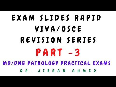 EXAM SLIDE RAPID REVISION SERIES II PART 3 II PRACTICAL MD DNB PATHOLOGY SERIES II SIMPLY PATHOLOGY
