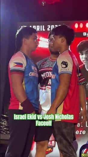 Israel ekid vs Josh Nicholas faceoff #armwrestling #philippines