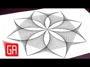How to draw a simple geometric chart | Geometric Artwork