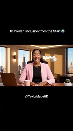 Inclusion isn’t a day—it’s day one. 🌍#InclusionFromTheStart #TaylorMadeHR