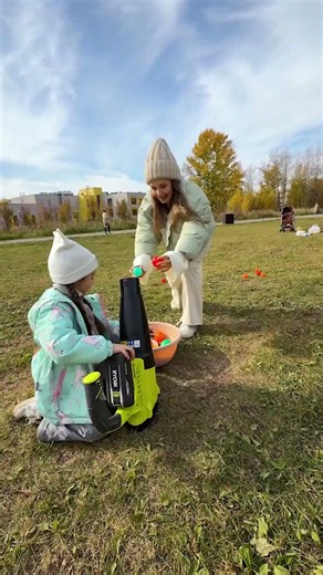 Leaf Blower Madness with Kids! 😂💨
