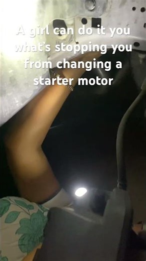 Mustang GT starter motor installation