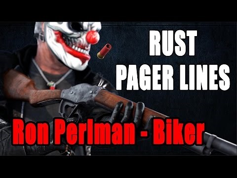 PAYDAY 2 - RUST PAGER ANSWERS (New Character) Biker by Ron Perlman