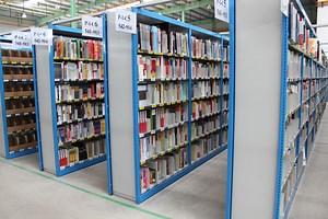 [Hot Item] Steel Q235B Metal Library Bookshelf China Manufacture