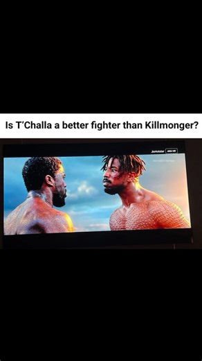 THOR on Instagram: "I was rewatching black panther, and during the ritual fight killmonger demands, T’Challa fights better, pins killmonger down TWICE, asking him to yield. My opinion- T’Challa is a better fighter than killmonger, both hand to hand and melee weapons. The only reason killmonger beat T’Challa during the ritual fight was because he was bloodthirsty and T’Challa being a Nobel guy, wanted him to yield instead of dead. T’Challa does beat killmonger in the final battle fair and square 