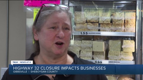 Hwy 32 closure impacts Sheboygan businesses