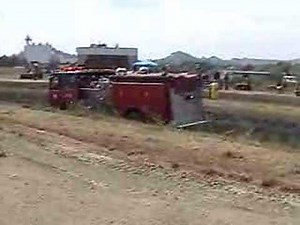 Fire Engine Mud Bogging