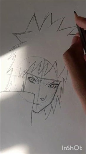 Minato drawing.... #sketching#anime#minato