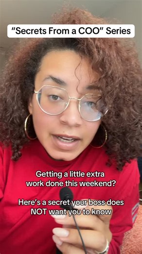 27 reactions | If you’re at the end of the week and thinking about “getting ahead” before Monday…. Watch this to hear a Secret From A COO  | Beverly Dines | Facebook